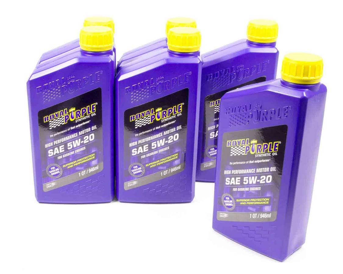 ROYAL PURPLE 5w20 Multi-Grade SAE Oil Case 6x1 Quart ROYAL PURPLE