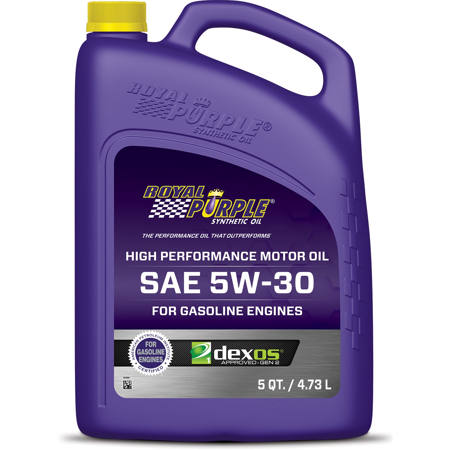 ROYAL PURPLE 5w30 Multi-Grade SAE Oil 5 Quart Bottle Dexos ROYAL PURPLE