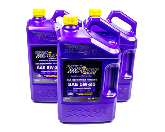 ROYAL PURPLE 5W20 Multi-Grade SAE Oil 3x5-qt Bottles ROYAL PURPLE