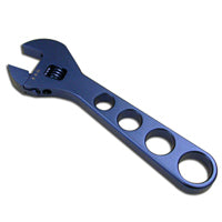 RACING POWER CO-PACKAGED 9In Adjustable Aluminum Wrench Blue RACING POWER CO-PACKAGED