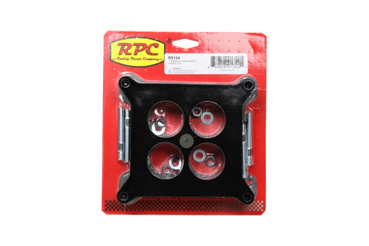 RACING POWER CO-PACKAGED 1In Phenolic Carb Space r- Ported RACING POWER CO-PACKAGED