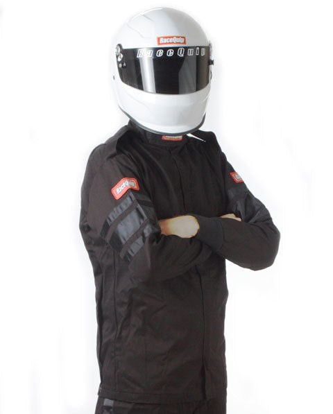 RACEQUIP Black Jacket Single Layr 5X-Large RACEQUIP