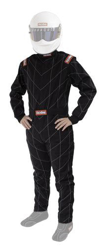 RACEQUIP Suit Chevron Black Small SFI-1 RACEQUIP