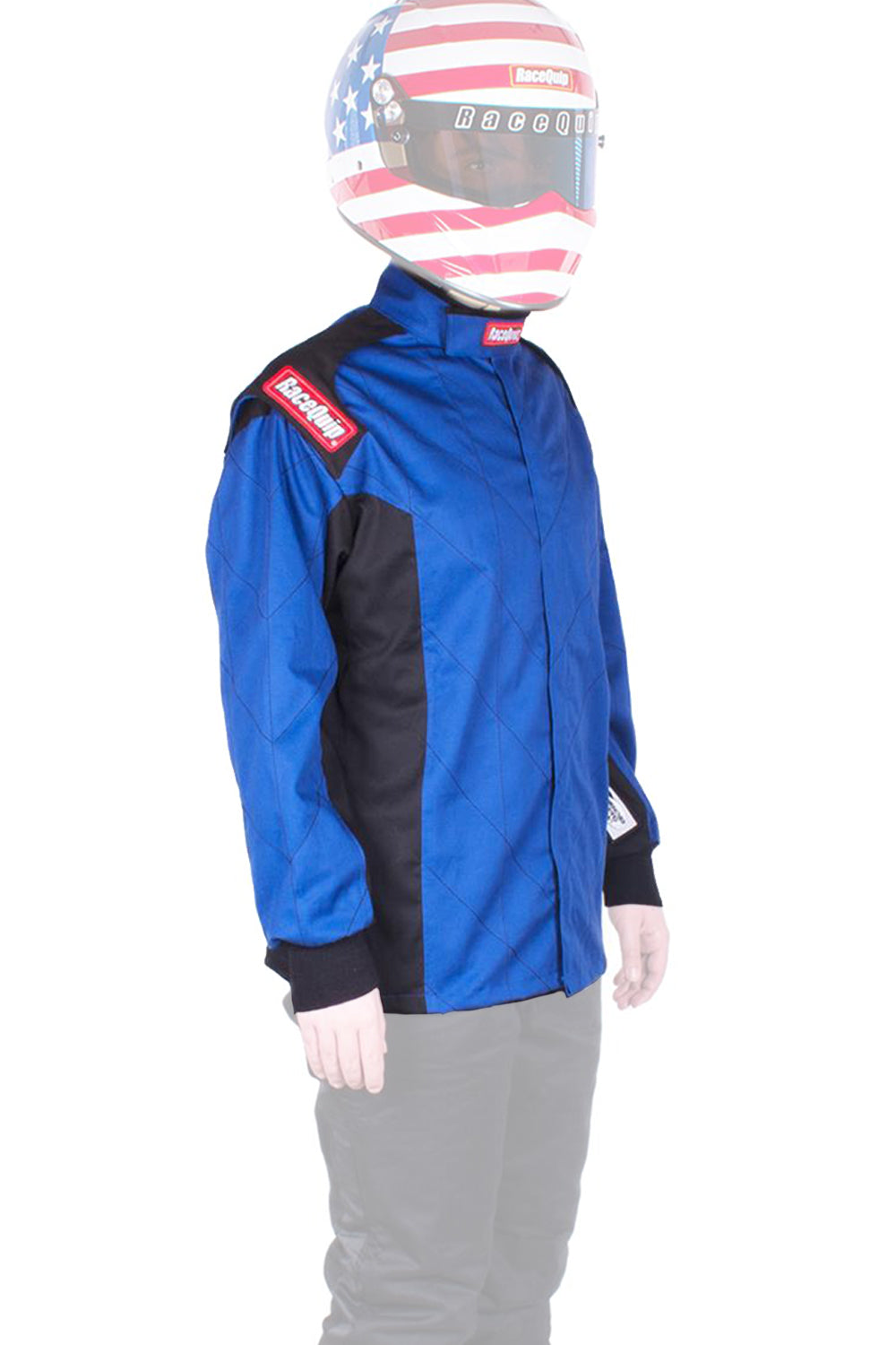 RACEQUIP Jacket Chevron Blue Small SFI-1 RACEQUIP