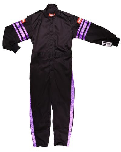 RACEQUIP Black Suit Single Layer Kids XX-Small Purple Tri RACEQUIP