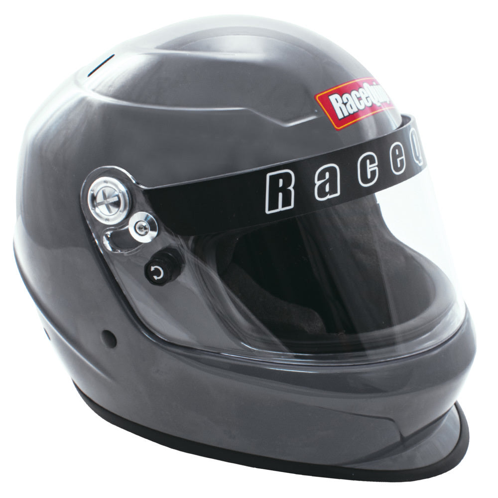 RACEQUIP Helmet Pro Youth Gloss Steel SFI24.1 2020 RACEQUIP