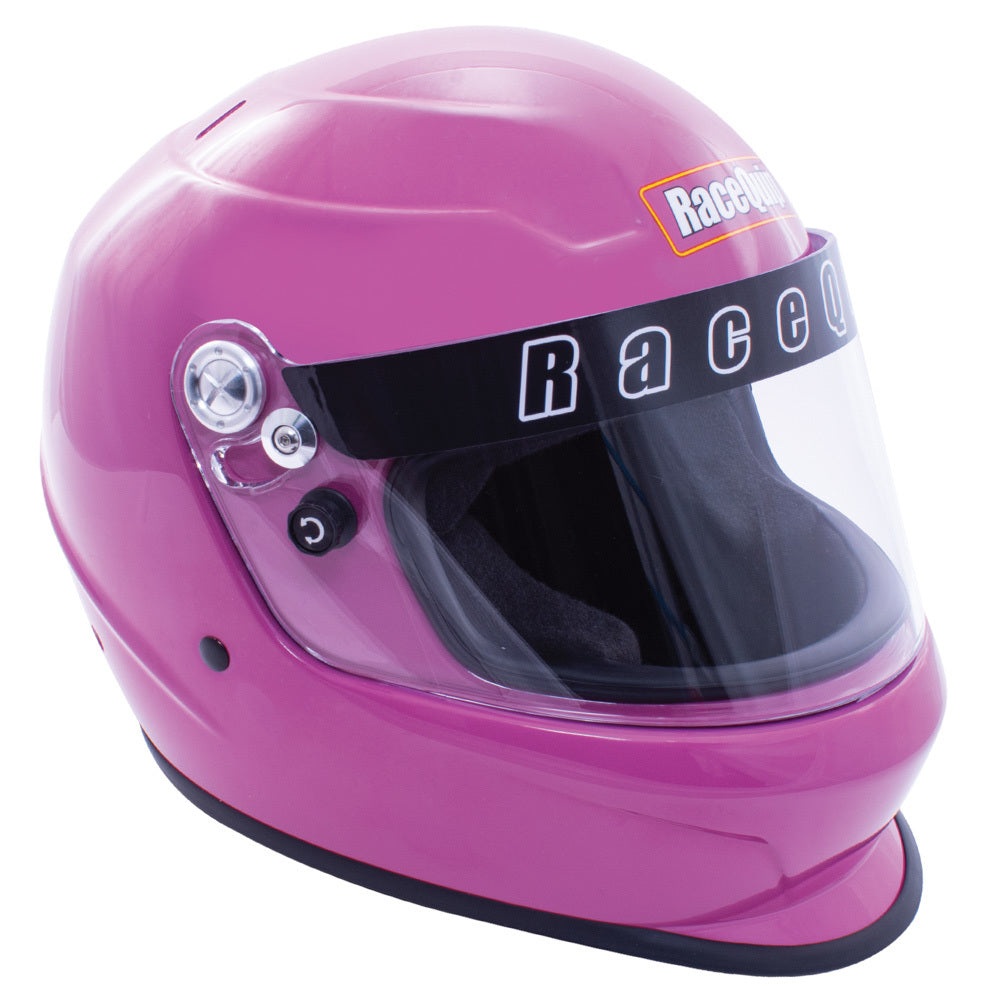 RACEQUIP Helmet Pro Youth Gloss Hot Pink SFI24.1 2020 RACEQUIP