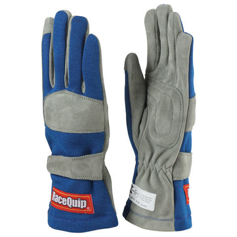 RACEQUIP Gloves Single Layer Small Blue SFI RACEQUIP