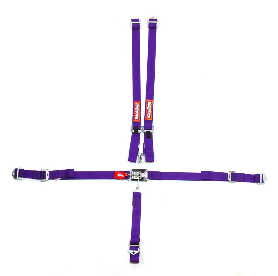 RACEQUIP 5pt Harness Set Jr LL Purple RACEQUIP