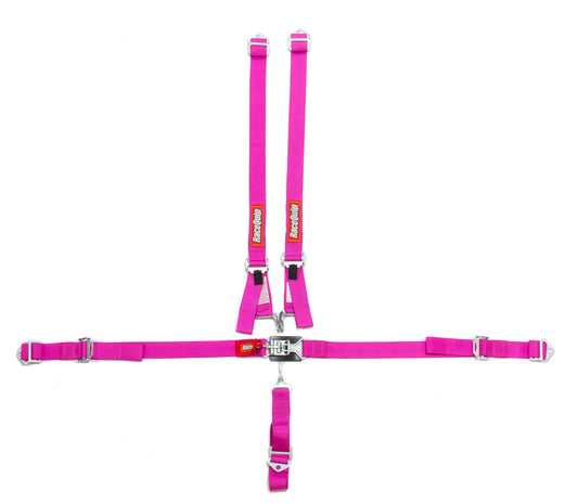 RACEQUIP 5pt Harness Set Jr LL Pink RACEQUIP