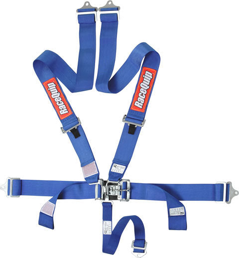 RACEQUIP 5pt Harness Set L&L Blue SFI RACEQUIP