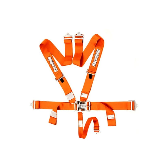 RACEQUIP 5pt Harness Set L&L Orange SFI RACEQUIP