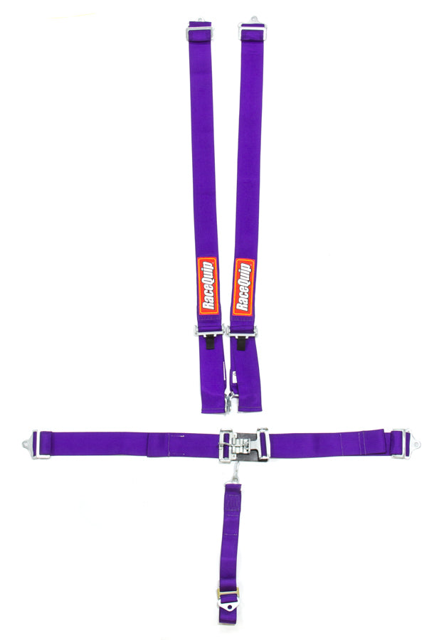 RACEQUIP 5pt Harness Set L&L Purple SFI RACEQUIP