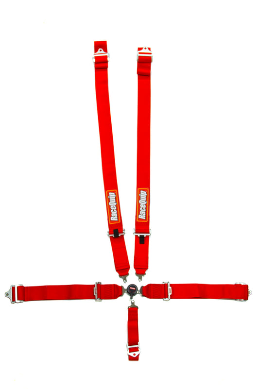 RACEQUIP 5pt Harness Camlock  SFI Sportsman Red RACEQUIP