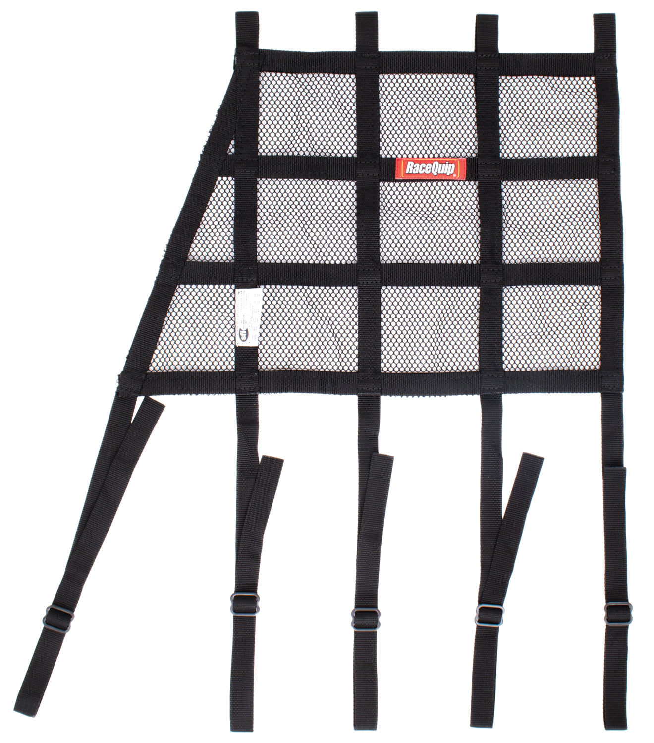 RACEQUIP Window Net Mesh Angled Black SFI RACEQUIP