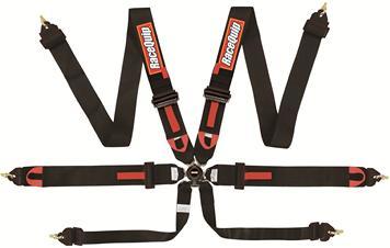 RACEQUIP 6pt Harness Camlock Blk FIA RACEQUIP