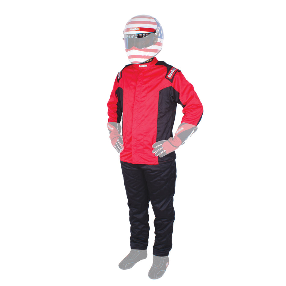 RACEQUIP Jacket Chevron-5 Red Small SFI-5 RACEQUIP