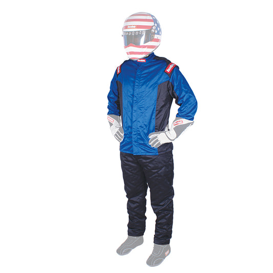 RACEQUIP Jacket Chevron-5 Blue Small SFI-5 RACEQUIP