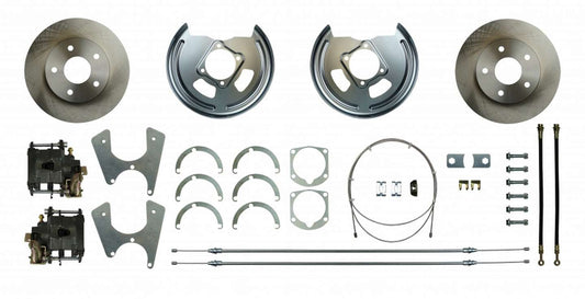 Rear Disc Conv. GM E-Brake Cables Incl. RIGHT STUFF DETAILING