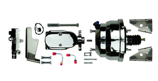 Power Brake Booster w/ Master Cylinder Chrome RIGHT STUFF DETAILING