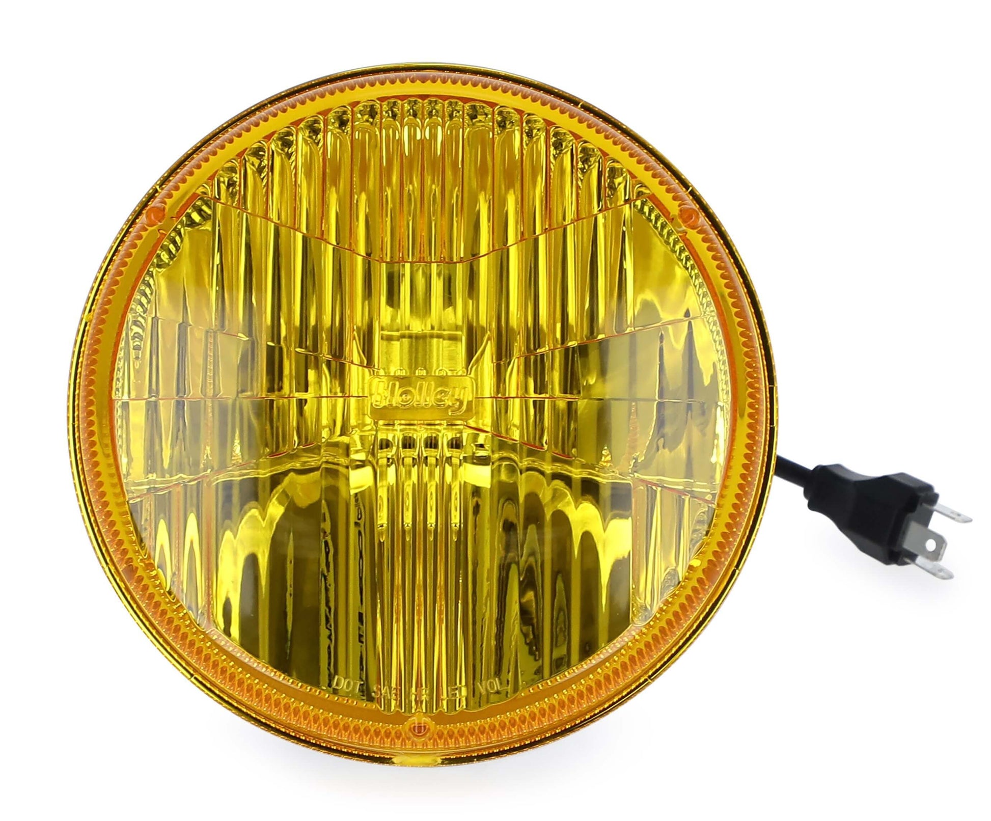 Headlight LED Sealed 7in Round Yellow Each RETROBRIGHT