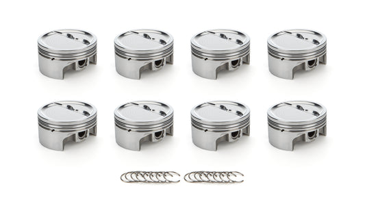 SBC Dished Piston Set 4.155 Bore -23.4cc RACE TEC PISTONS