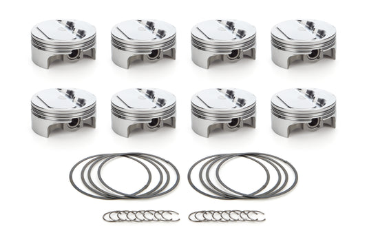 SBC Dome Piston Set 4.155 Bore -0.8cc RACE TEC PISTONS