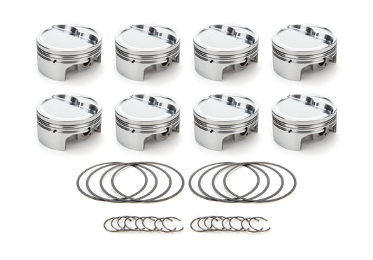 SBF Dished Piston Set 4.125 Bore -19.7cc RACE TEC PISTONS