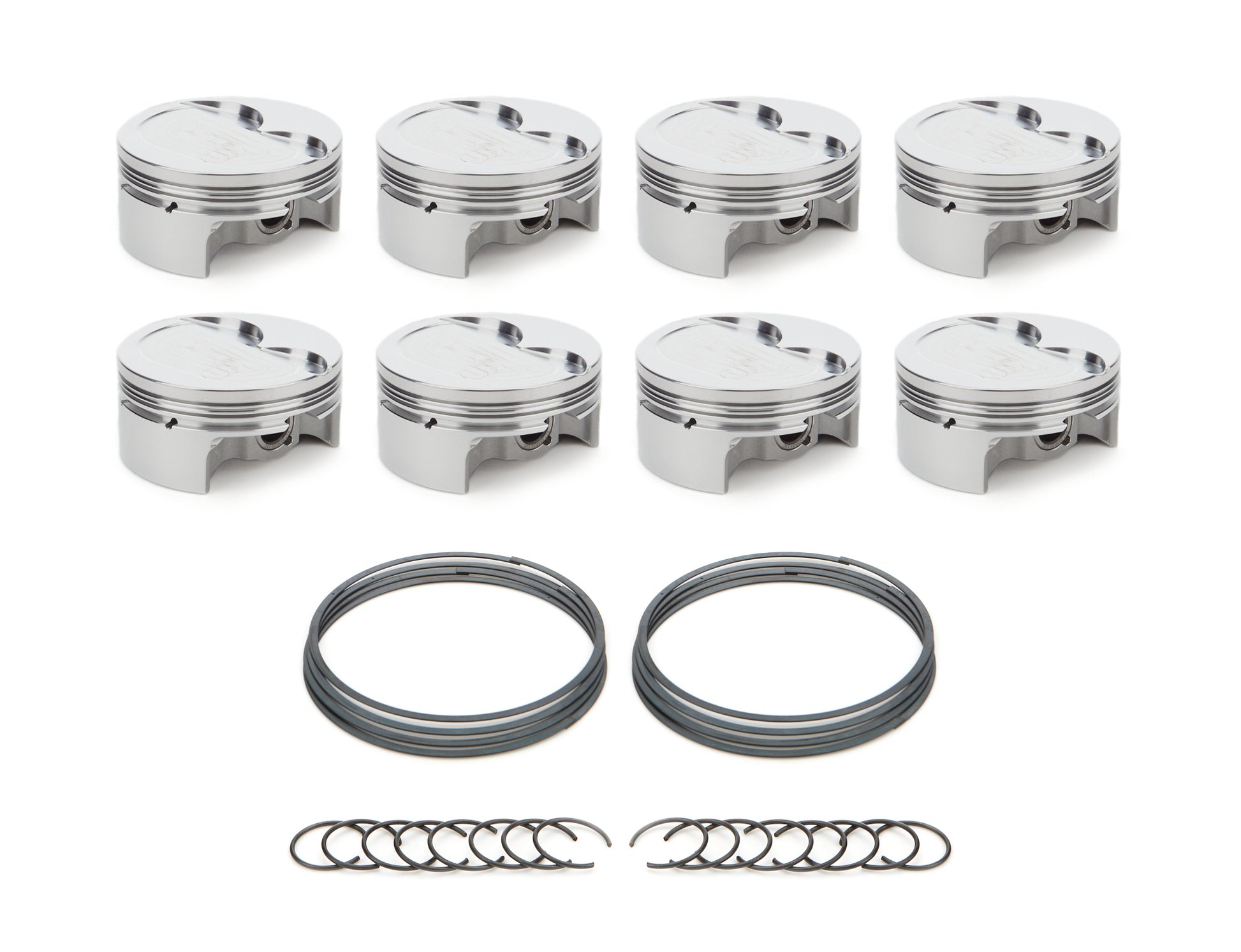 GM LS Dished Piston Set 4.125 Bore -6cc RACE TEC PISTONS