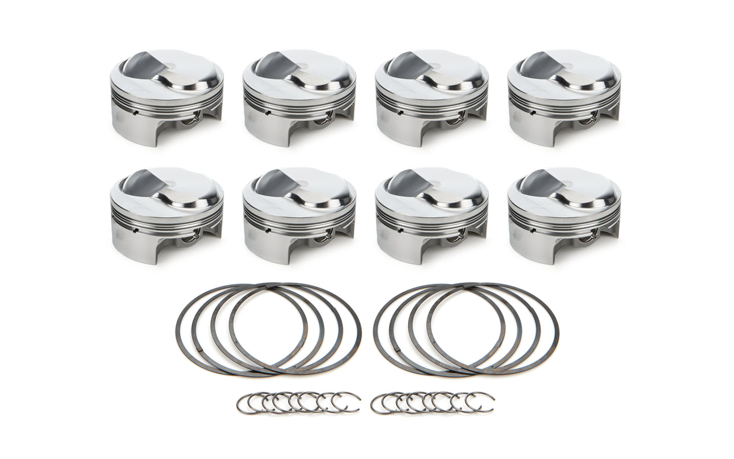 BBC Dome Piston Set 4.500 Bore +32.7cc RACE TEC PISTONS