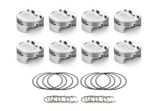 GM LS Dished Piston Set 4.030 Bore -10cc RACE TEC PISTONS