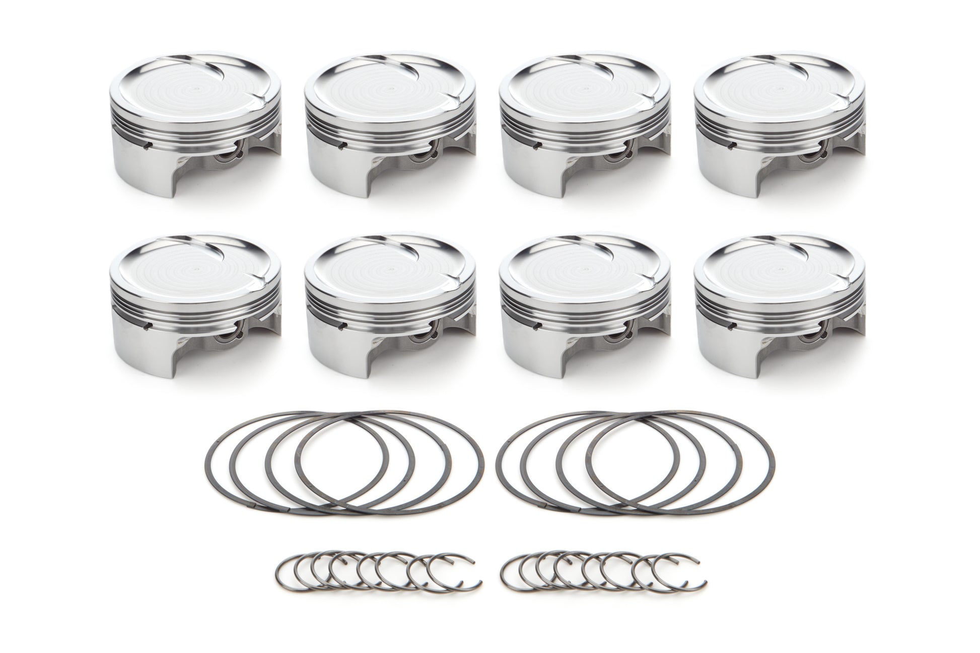 GM LS7 Dished Piston Set 4.130 Bore -20.9cc RACE TEC PISTONS