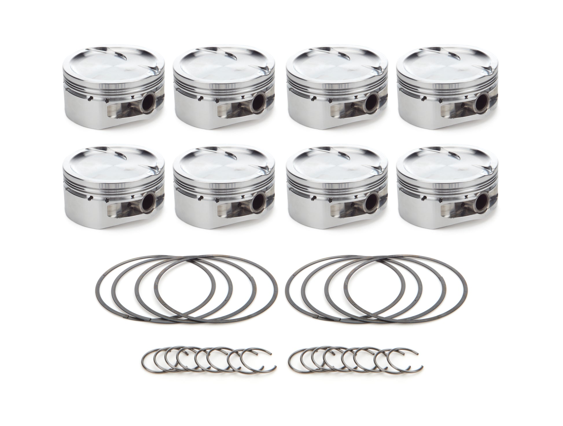 GM LS Dished Piston Set 4.125 Bore -23.5cc RACE TEC PISTONS