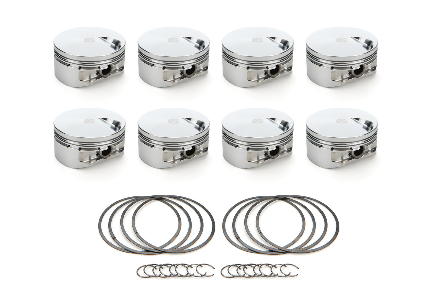 BBC FT Piston Set 4.500 Bore -3cc RACE TEC PISTONS