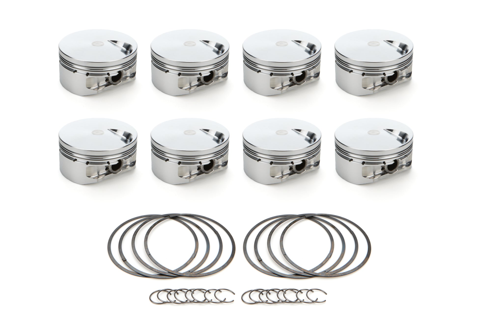 BBC FT Piston Set 4.500 Bore -3cc RACE TEC PISTONS