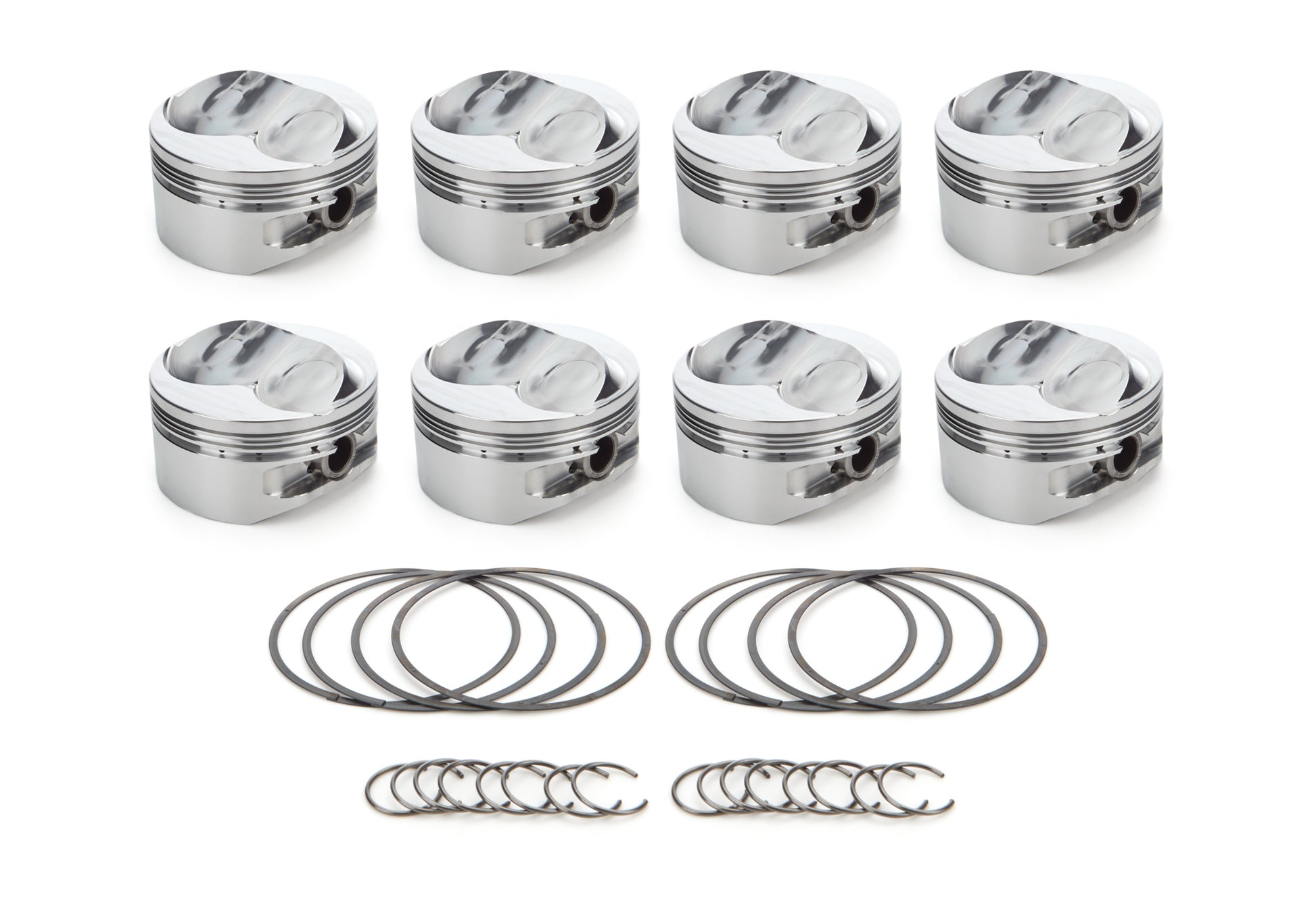 SBF Dome Piston Set 4.030 Bore +12cc RACE TEC PISTONS