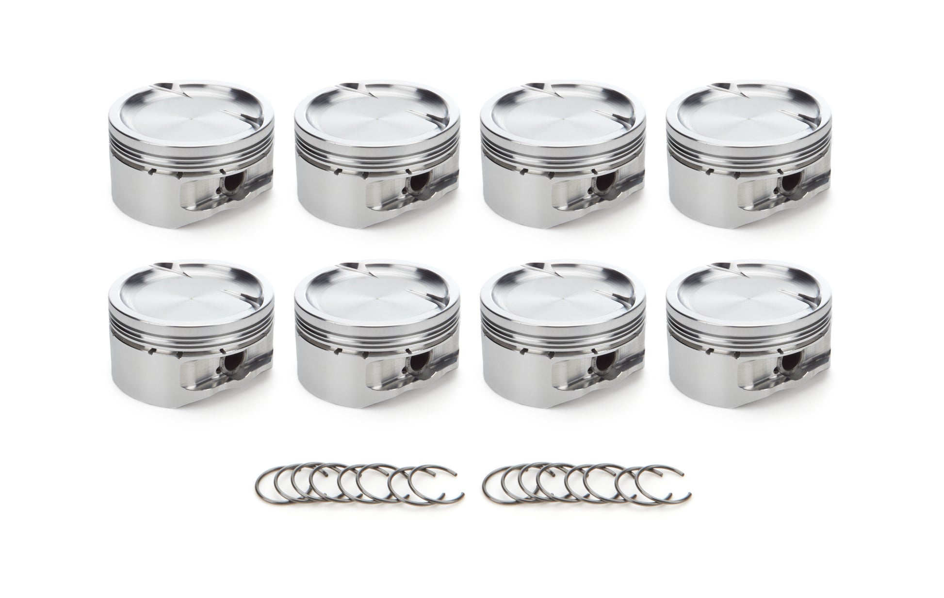 SBF Dished Piston Set 4.125 Bore - 34.2cc RACE TEC PISTONS