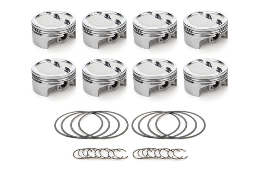 SBC Dished Piston Set 4.040 Bore -  19.4cc RACE TEC PISTONS