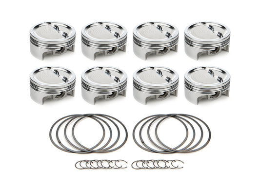 SBC Dished Piston Set 4.125 Bore -  22.5cc RACE TEC PISTONS