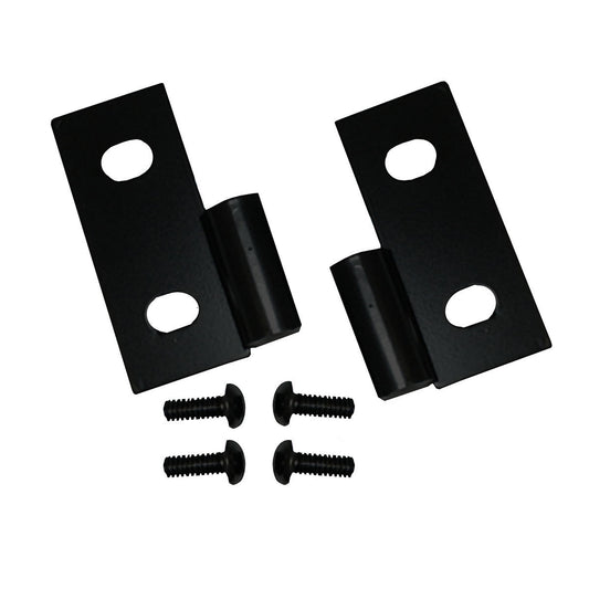 Lower Door Hinge Bracket s  Black 76-06 Jeep CJ RUGGED RIDGE