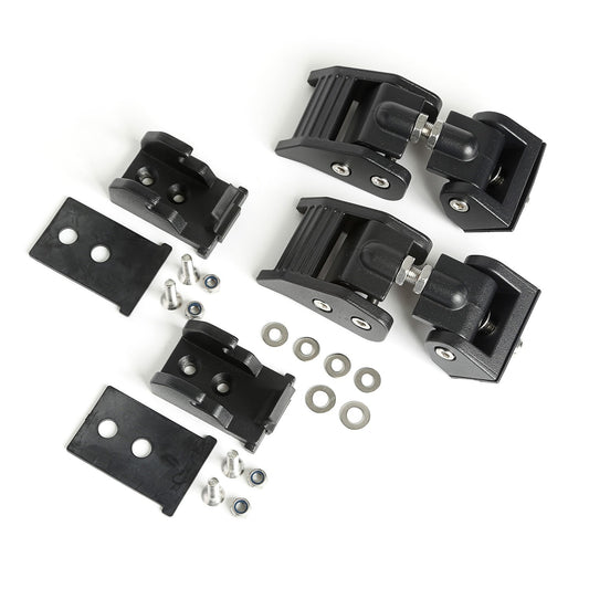 Hood Latches Textured Bl ack 18- Jeep Wrangler JL RUGGED RIDGE