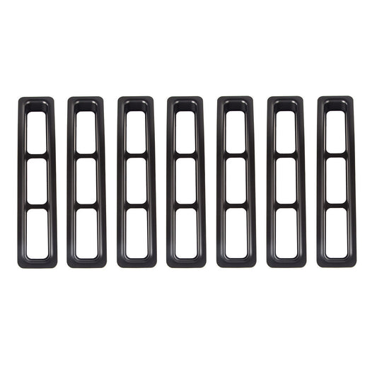 Grille Inserts Black 97- 06 Jeep Wrangler TJ RUGGED RIDGE