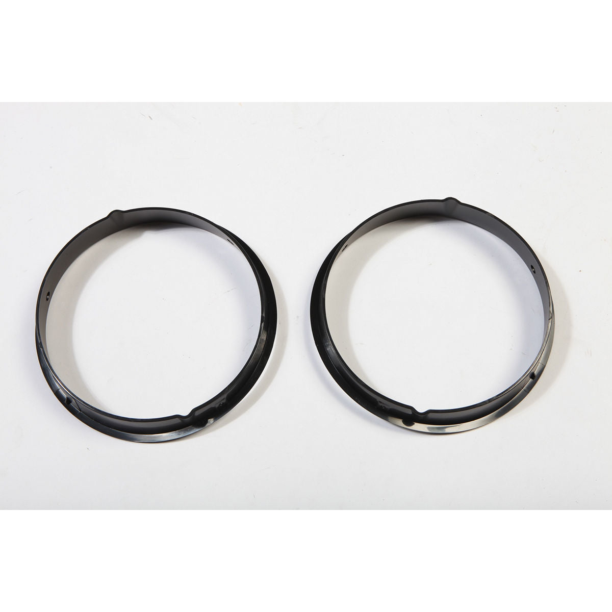 Black Headlight Bezels 97-06 Jeep Wrangler TJ RUGGED RIDGE