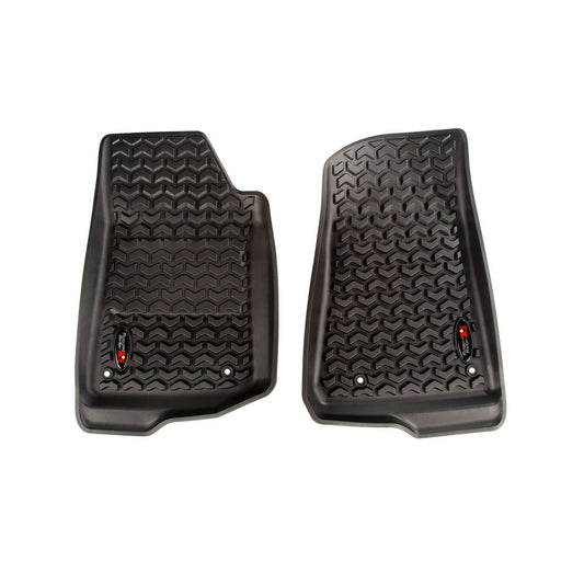 Front Floor Liners Black 18-  Jeep Wrangler JL RUGGED RIDGE