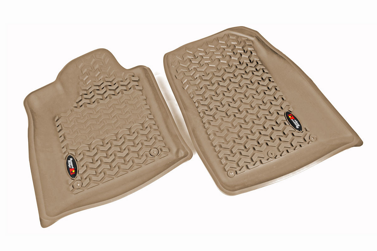 Floor Liner Front Tan RUGGED RIDGE