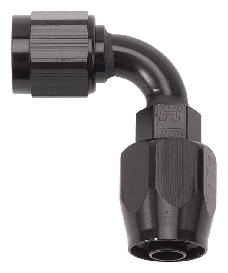 RUSSELL #4 90 Deg Hose End Black RUSSELL