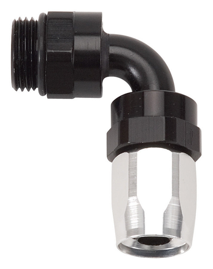 RUSSELL #6 90 Deg Swivel Hose End to #6 Port Black RUSSELL