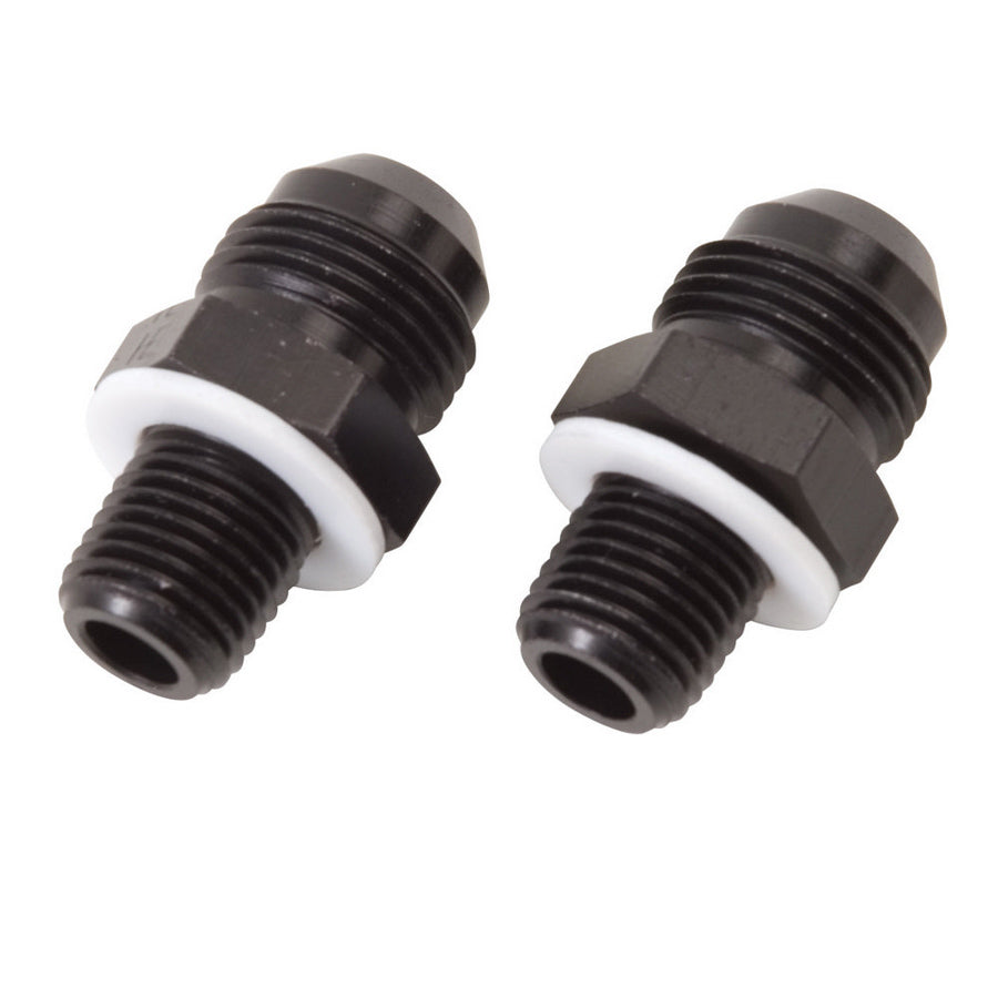 RUSSELL 8an Trans Fittings (2pk) GM TH350/TH400/700R4 RUSSELL