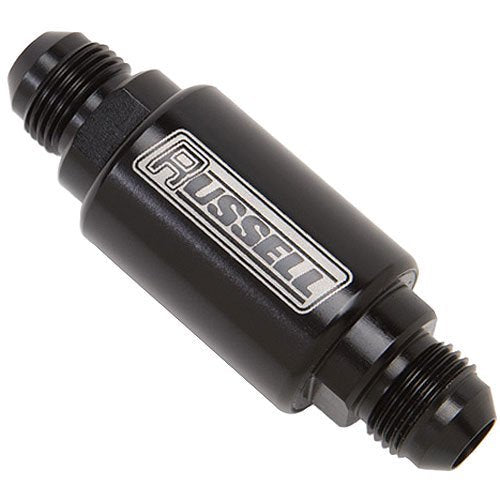 RUSSELL P/C #8 3-1/4in Fuel Filter - Black RUSSELL