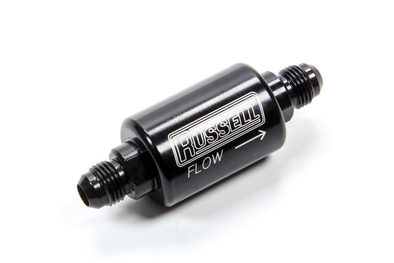 RUSSELL Check Valve 6an Male to 6an Male Black Anodize RUSSELL